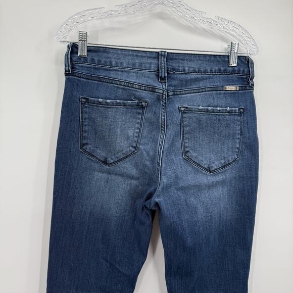 KanCan Jeans Womens 9 29 Blue Skinny Curvy Stretch Button Fly Medium Wash Denim - Picture 5 of 13